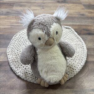 Jellycat Pippin Penguin Plush Stuffed Animal 9.5" Gray White